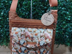 Bolsa Vanessa - Caramelo c/ Borboletas