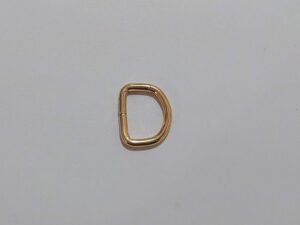 Meia Argola 15 mm - Dourada (Banho de Verniz)