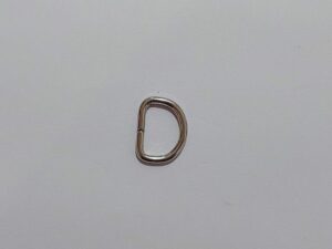 Meia Argola 15 mm - Níquel