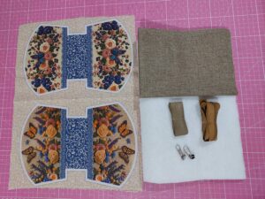 Kit Pegue & Monte Duo Nécessaire Borboletas e Flores