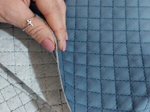 Sarja Impermeável Matelassê 50x150cm - Azul Jeans