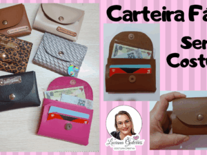 Molde PDF Carteira Fácil Sem Costura